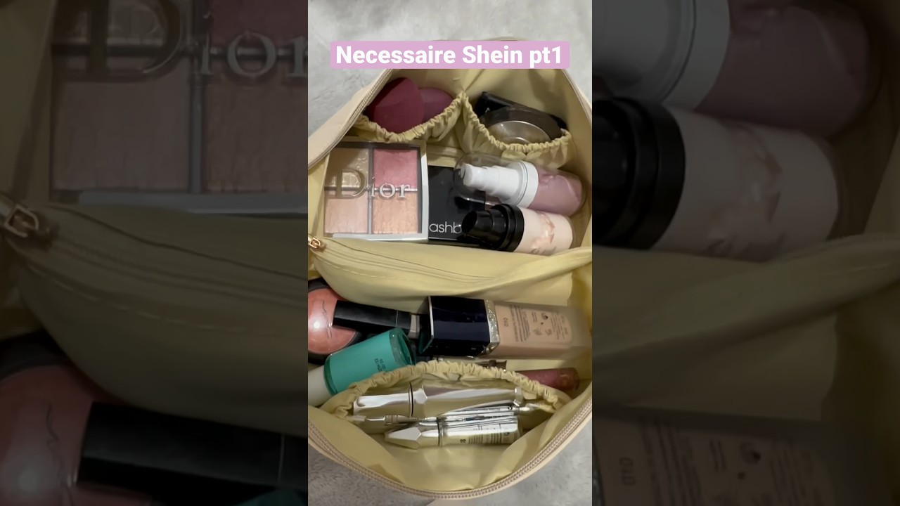 Minha necessaire Shein – Parte 1 #maquiagem #necessaire #shein #makeup