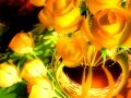 Футаж Желтые розы