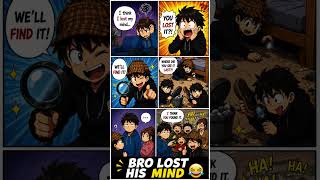 Bro Lost His Mind 😂 | Funniest Anime Comic Ever #shorts