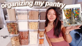 organizing my NEW pantry + grocery shopping, Target, recording music, coffee | MOVING TO LA AT 18