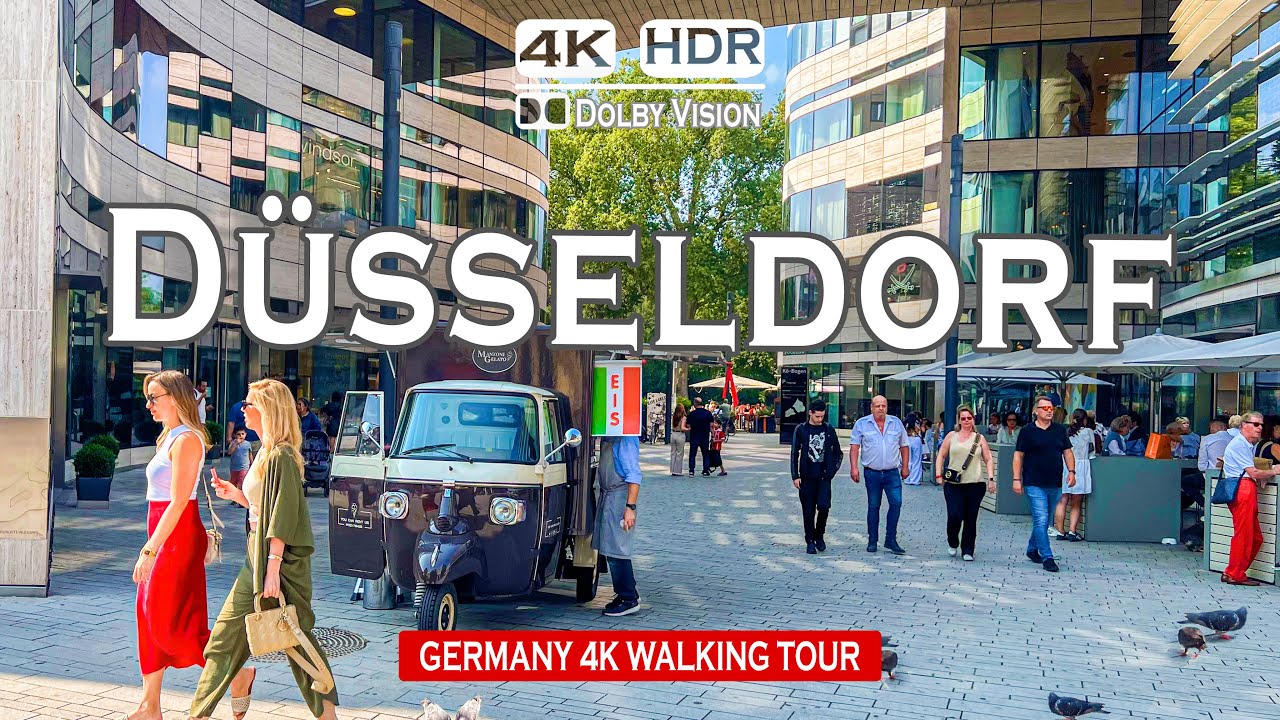 Düsseldorf, Germany 4K Walking Tour | Is it The Most Underrated City in Germany?