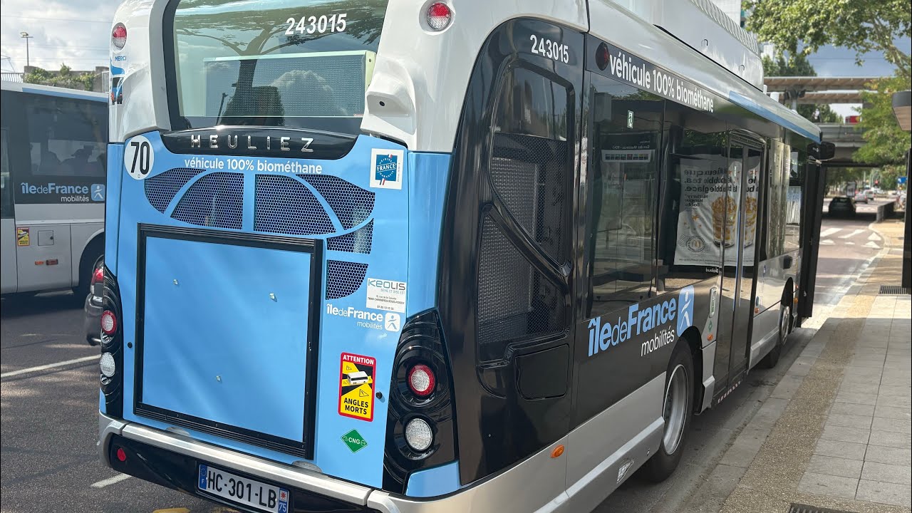 Heuliez Bus GX 137 GNV n°243015 sur ligne 25 keolis Seine et Oise est