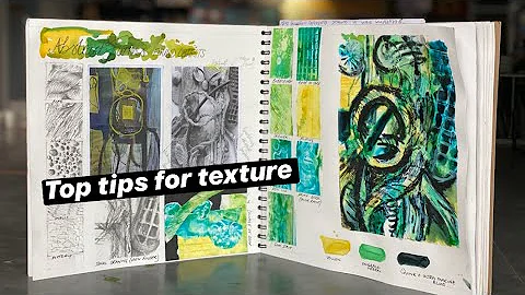 7 of the best surface TECHNIQUES using DRAWING INK...
