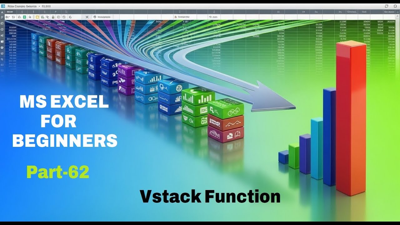 Combine Data from Multiple Sheets into One Sheet In Excel | Vstack Function 1080p 
