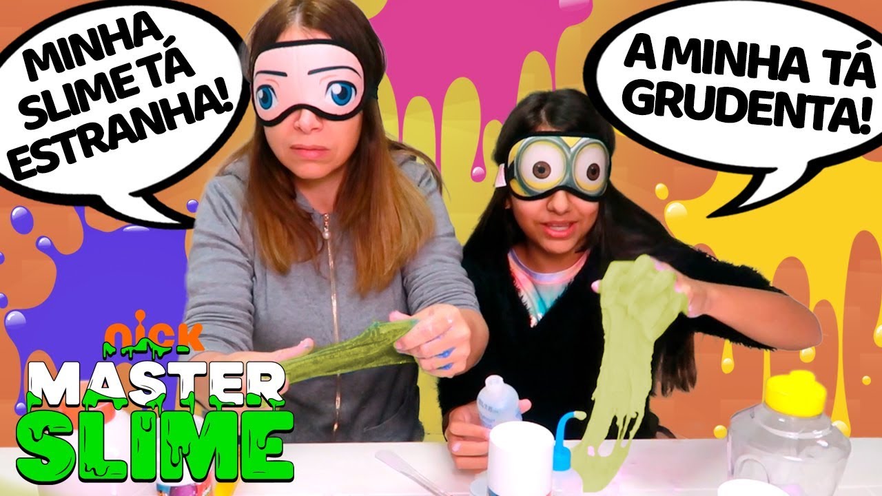 Drops da Lívia: Nick Master Slime com o Pietro 