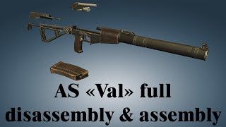 AS «Val»: full disassembly & assembly