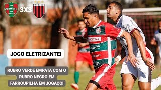 Brasil de Farroupilha 3X3 Guarani de Venâncio - Campeonato Gaúcho Série A2 2026 | 7° Rodada.