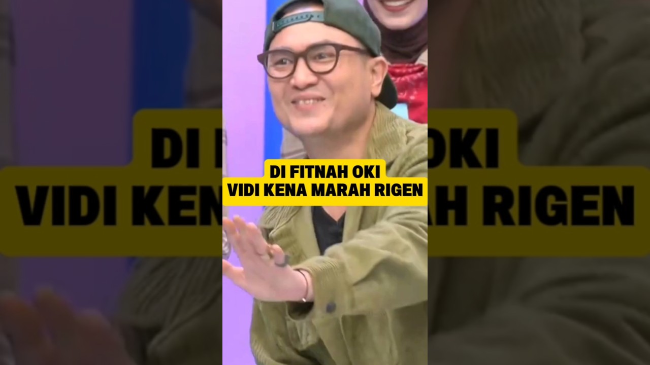Difitnah Oki, Vidi Bule kena marah Rigen - arisan Trans 7