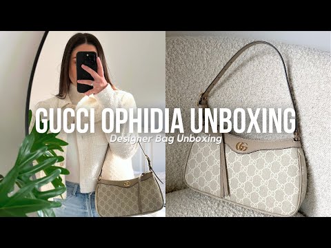 Gucci Ophidia Shoulder Bag Unboxing ✨