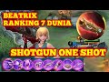 BEATRIX ONE SHOT TOP 7 GLOBAL BUILD &amp; EMBLEM TOO GLOBAL | MOBILE LEGENDS MLBB