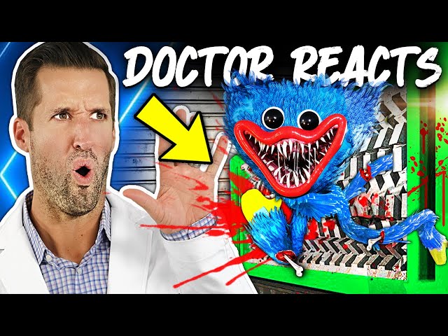 ER Doctor REACTS to Scariest Poppy Playtime Injuries class=