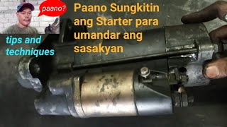 Paano Sungkitin ang Starter para umandar ang Sasakyan screenshot 4