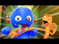 Rainbow friends 2 daily life but orange is delicious  cartoon animation