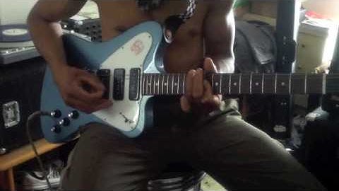 2011 Gibson Firebird Non reverse Studio P90 Pelham Blue demo   051317 SkateRat Sambone