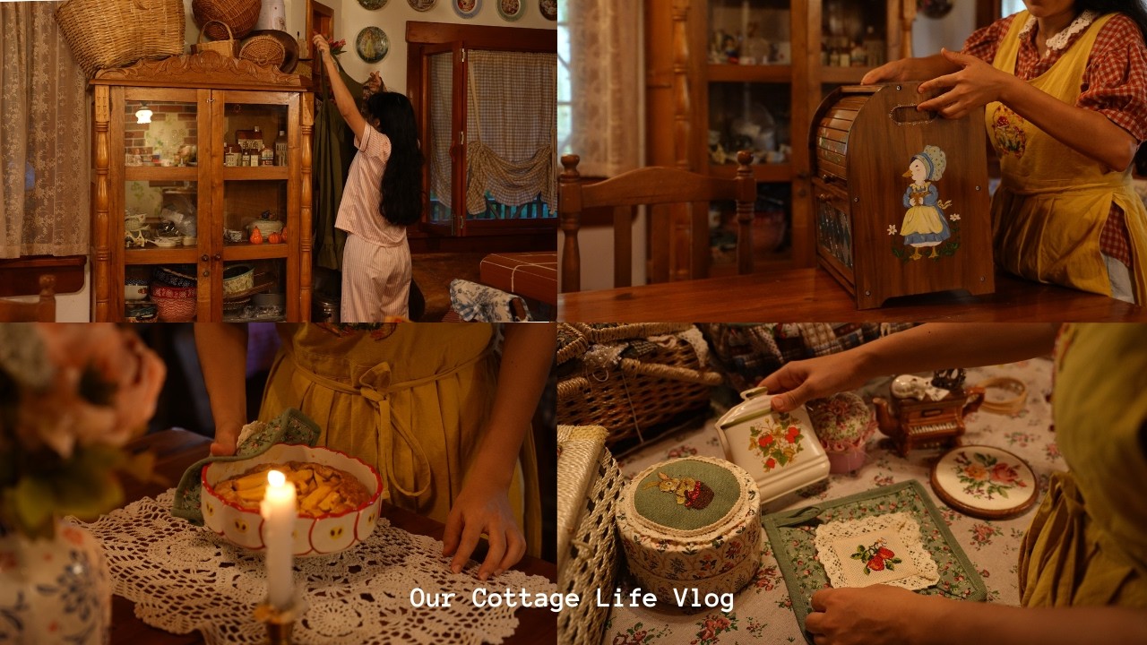 Creating My Dream Grandma Cottage Kitchen 🕯️🧺🪡 | Cozy Cottagecore Decor
