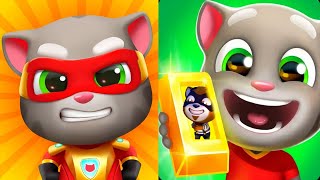 Talking tom gold  run Говорящий Том бег за золотом Полицейский против Мумии Тома