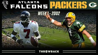 2 of the Most Fun QBs Ever Face Off! (Falcons vs. Packers 2002, Week 1)