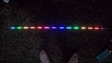 neopixel string driven by a esp8266