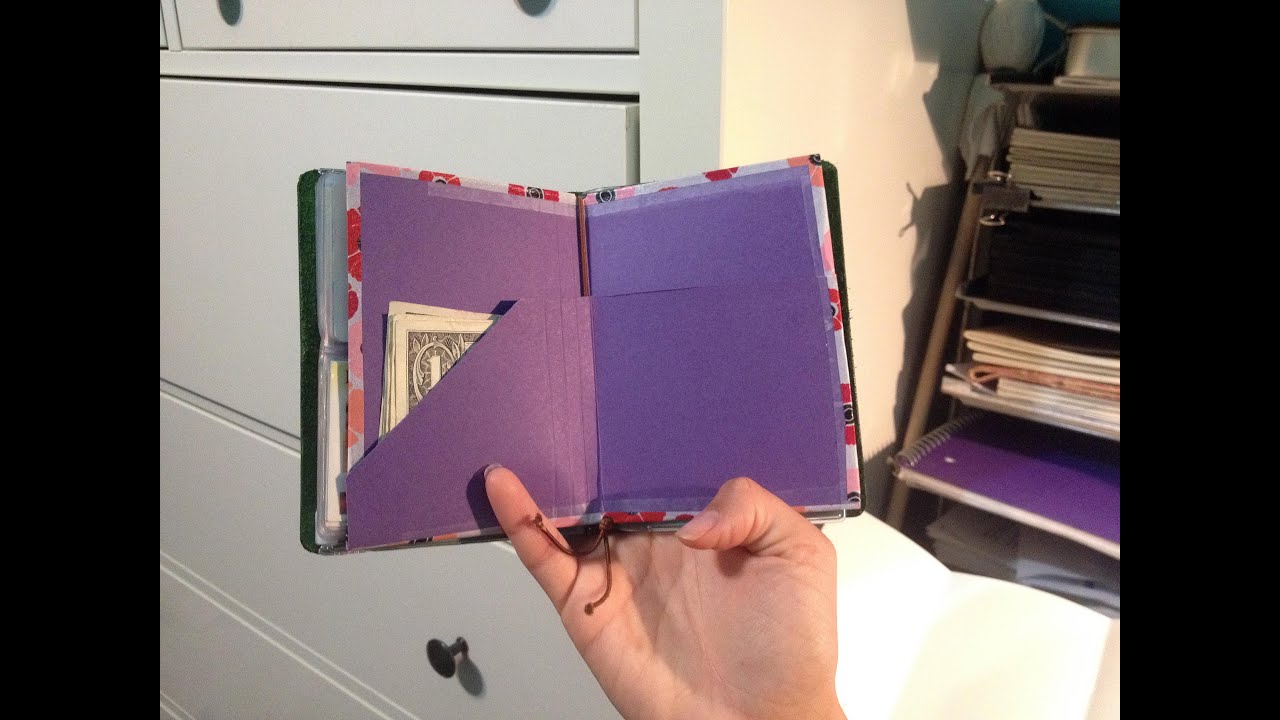DIY Money Slip Pocket for Passport Traveler's Notebook