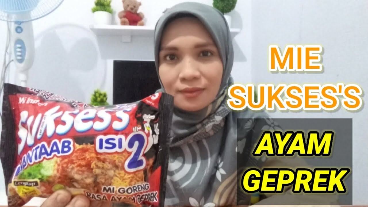 Mie sukses ayam geprek