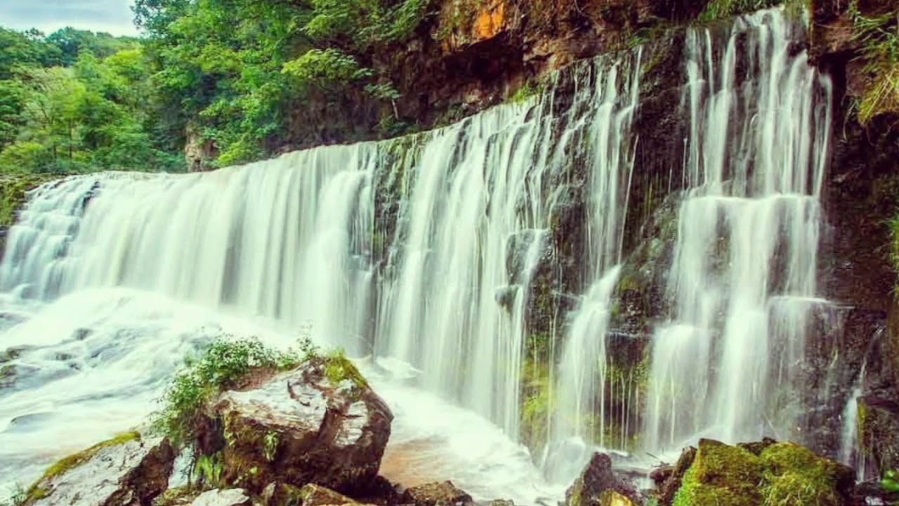 зеленая природа. Nature short video. водопада на хоккайдо. звуки природы 4. ручей.