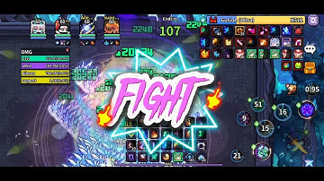 My Heroes Dungeon Raid. World Boss with my love guildmates 🤭😊