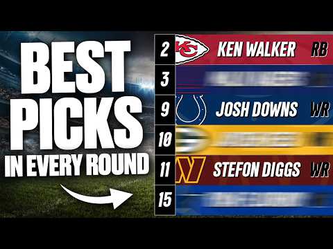 Video: The BEST Pick in EVERY Round! - 2026 Fantasy Football
