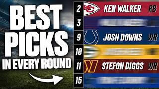 The BEST Pick in EVERY Round! - 2026 Fantasy Football
