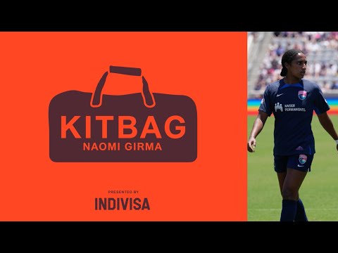 US Soccer star Naomi Girma REVEALS her KIT BAG ESSENTIALS | KITBAG #6