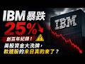 IBM崩盤25%創百年紀錄！軟體業末日到了？🔥全美AI算力大封殺真相