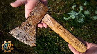 You Won't Believe This Rusty Axe's Transformation! Perfect Restoration