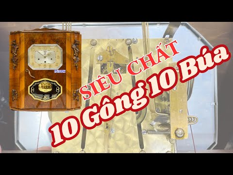 SIÊU PHẨM ĐỒNG HỒ CỔ FFR 10/10 THÙNG BỐN BÔNG SỐ NỔI VÀNG