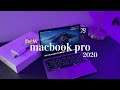 13" MACBOOK PRO 2020 | Unboxing, Keyboard, Accessories, Customizing