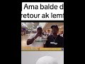 Ama baldé de retour au Sénégal 🤔 #shortvideo