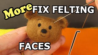 5 Tips on Needle Felting EYES, MOUTHS and FACE DETAILS, for Beginners