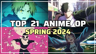 My Top 21 Anime Openings - Spring 2024