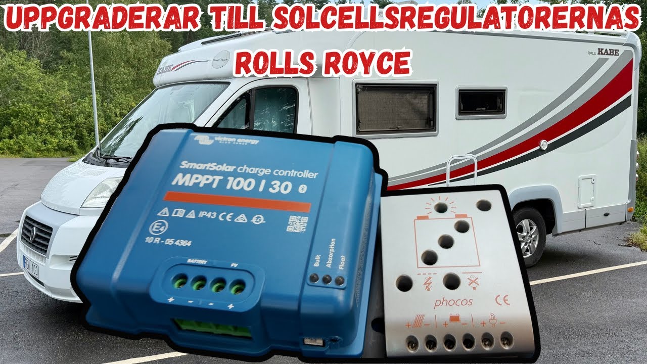 Uppgraderar till en Victron Smartsolar 100v 30A MPPT solcellsregulator