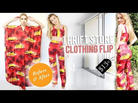 TRANSFORMING THRIFTED CLOTHES! | DIY Thrift Flip Ep.1