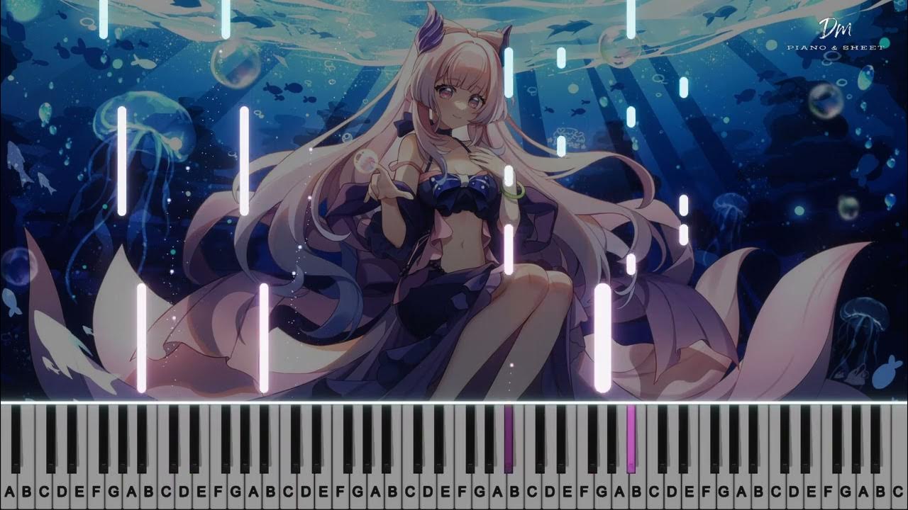 A Thousand Waves Under The Moon Piano GENSHIN IMPACT | Character Demo - Kokomi: A Thousand Waves Under The