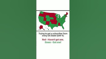 DAY 5 - Getting a subscriber from every US State! #shorts #trending #geography #mapping #world