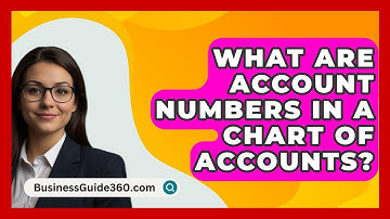 What Are Account Numbers In A Chart Of Accounts? - BusinessGuide360.com