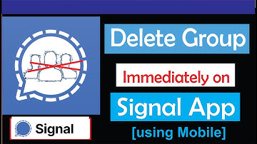 How to delete Group on Signal Private Messenger App