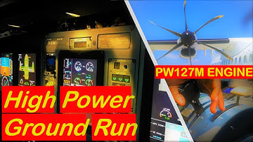 ⚡ATR72-600⭕PW127M Engine💥 High Power Ground Run⭕