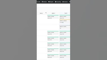 ServiceTitan Technician Shifts Overview