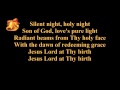 Silent night lyrics - Christmas carol - Christmas song 2011 - piano and voice music