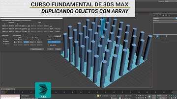 Curso 3DS Max Parte 14 - Duplicando Objetos con Array
