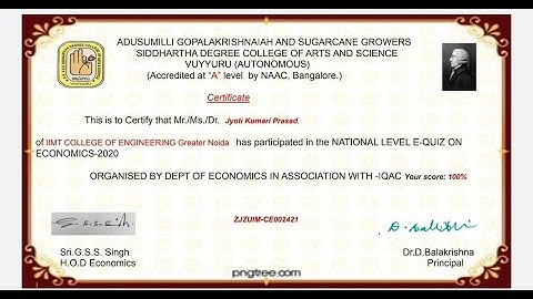 National level online quiz on Economic |Free Quiz on Economics with Certificate within 2 minutes