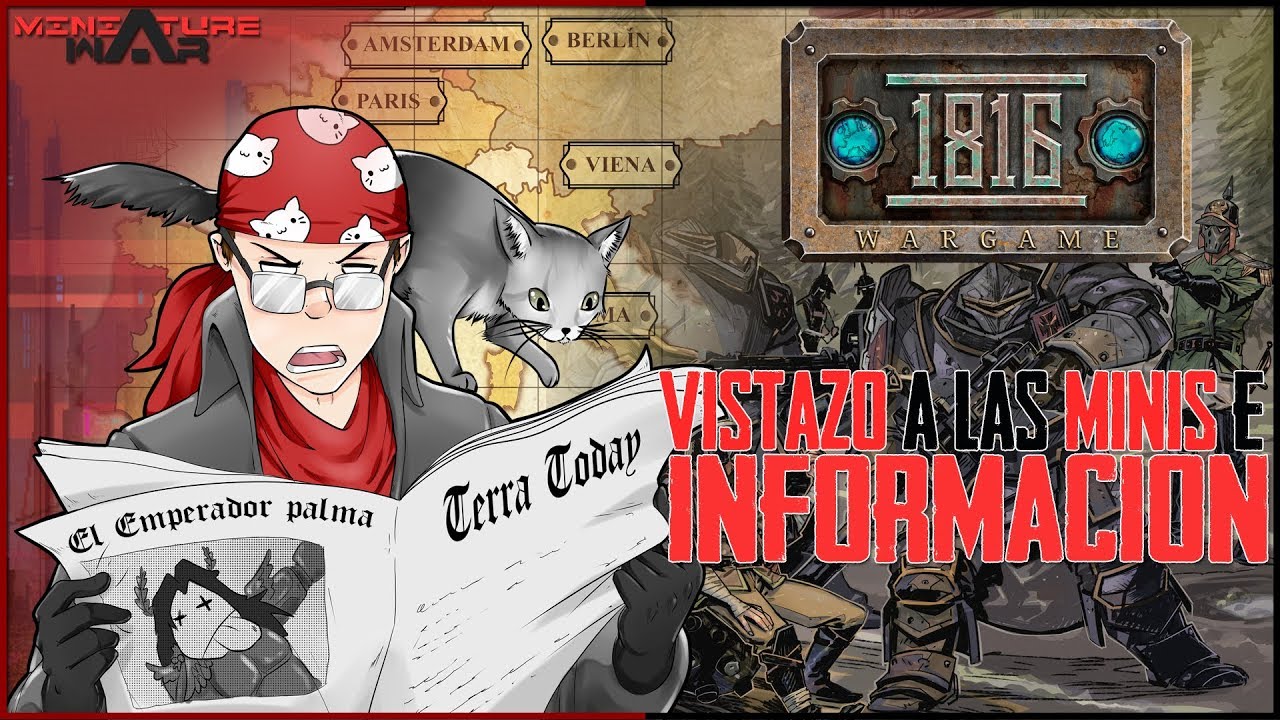 1816 WARGAME 🔴 VISTAZO a las MINIATURAS e INFORMACION