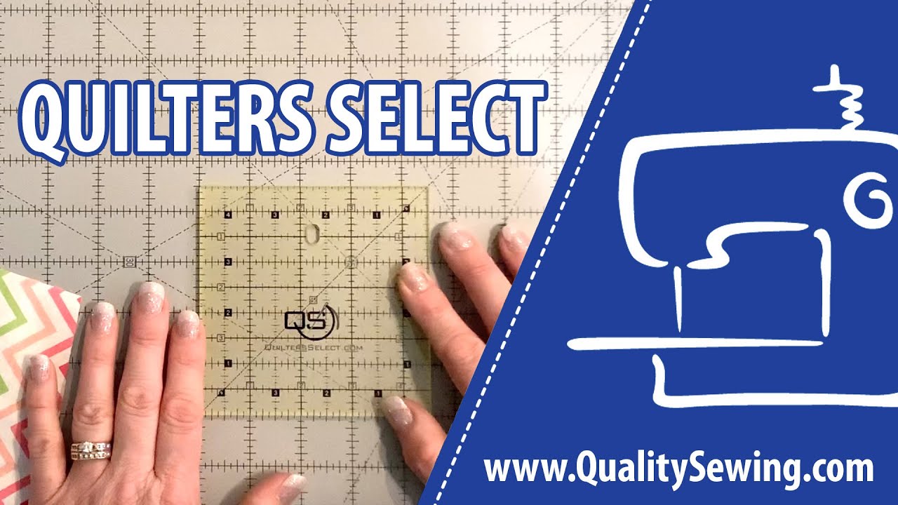 Select 6x12 Non-Slip Ruler QS-RUL6X12 – The Sewing Studio Fabric  Superstore