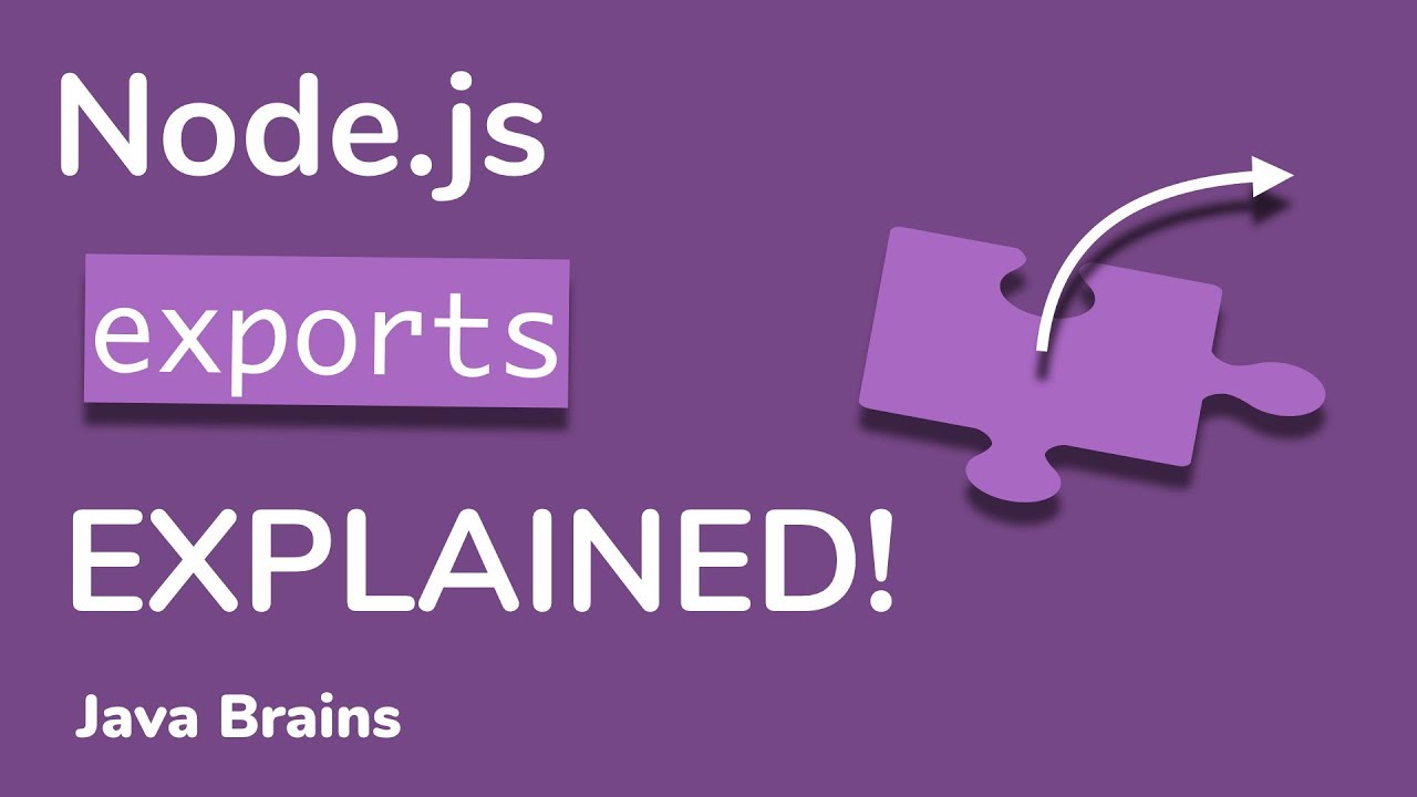 Module Exports In Nodejs Explained Nodejs Basics